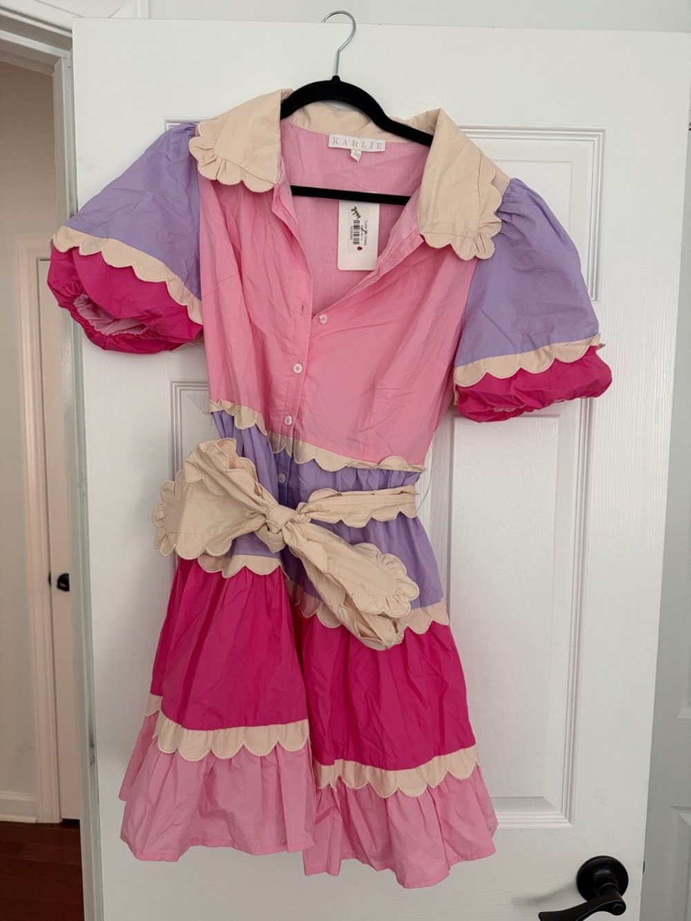 KARLIE cutie pie dress size L NWT